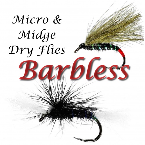 Barbless Micro & Midge Dry Flies
